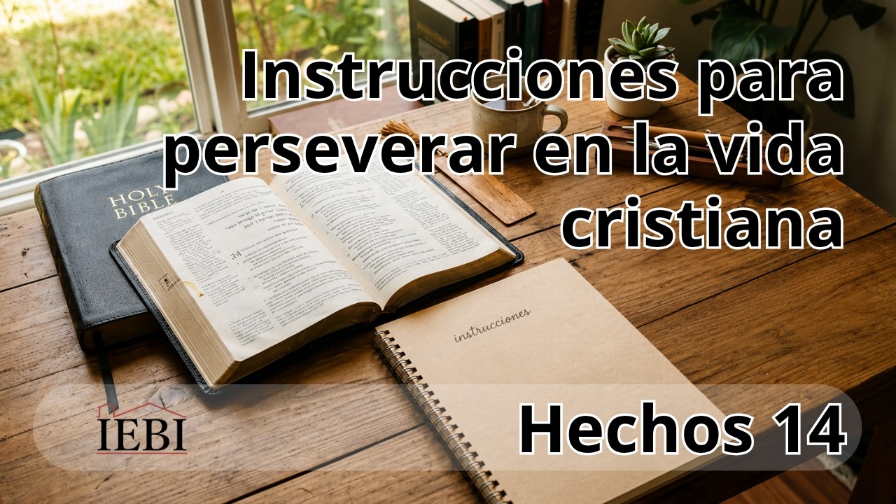 Instrucciones para perseverar en la vida cristiana