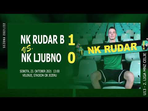 U13 - NK Rudar B : NK Ljubno 9.krog 1:0