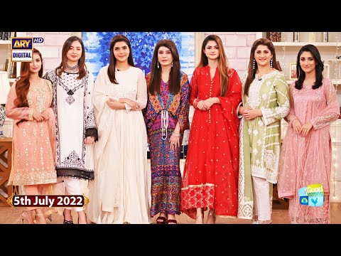 Good Morning Pakistan - Eid Dresses & Makeup Special - 5th July 2022 - ARY Digital