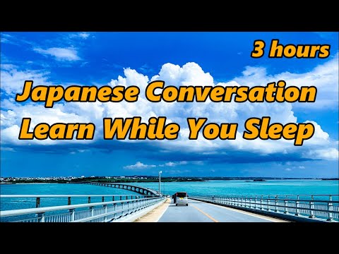 Japanese While you sleep【Japanese conversation practice】For minna no nihongo users【Re-edited video】