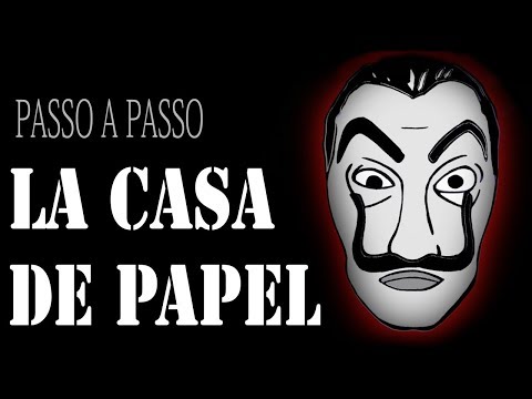 Como fazer a Máscara do La Casa de Papel    Parte 3