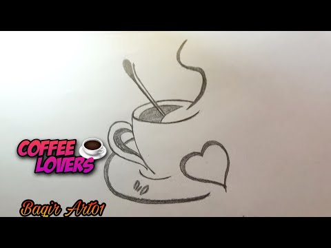coffee lovers drawing | Tea lover drawing | special drawing for tea and coffee lovers