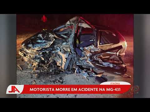 Itaúna: Motorista morre em acidente na MG-431