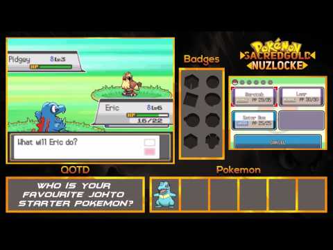 Pokemon Sacred Gold Nuzlocke Part 1 - Regular Uploads? What are they?