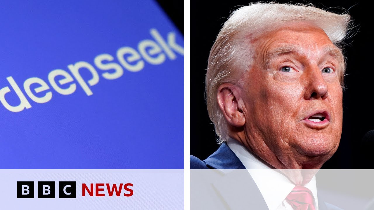 DeepSeek a 'wake-up call' for US tech firms, Donald Trump says | BBC News
