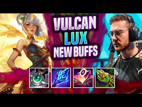 VULCAN TRIES LUX WITH NEW CHANGES! - C9 Vulcan Plays Lux SUPPORT vs Karma! | Patch 11.21