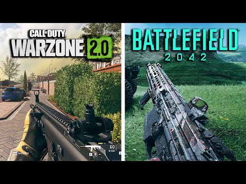 Call of Duty Warzone 2.0 vs Battlefield 2042 - Physics and Details Comparison