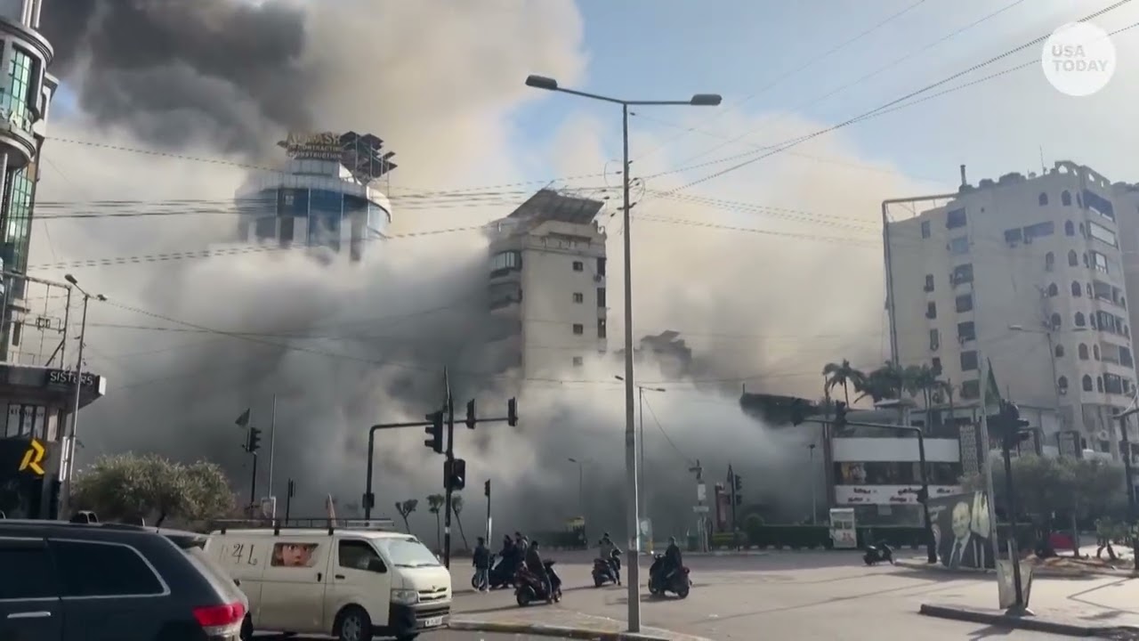 Smoke engulfs Beruit suburb amid Iran war, Israel launching strikes in Lebanon targeting Hezbollah