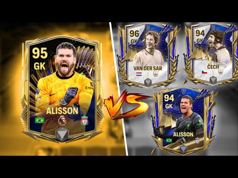 TOTS ALISSON REVIEW FC MOBILE 😱 BEST GOALKEEPER IN FC MOBILE || LION