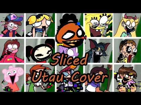 Sliced but Every Turn a Different Character Sing it (FNF Sliced but Everyone Sings) - [UTAU Cover]