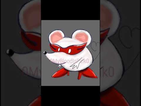 MS MOWZ  #art #drawing #rat #mario #papermario #papermariothethousandyeardoor #nintendo #shorts