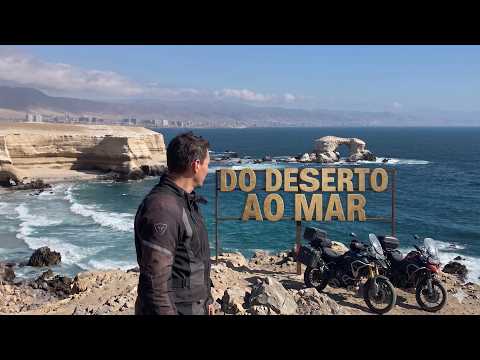 Cruzando o Deserto do Atacama de Moto até o Litoral do Pacífico! (Tocopilla a Antofagasta) ep. 06