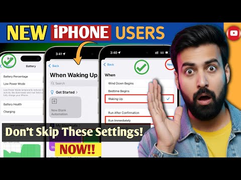 New iphone? Change These Settings NOW | iPhone Most Important Settings | iPhone Hidden Tricks 2025
