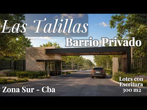 "Lotes en barrio privado Córdoba — USD 300/mes | Las Talillas"