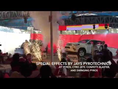 Thumbnail for Toyota Hilux and Fortuner Launch   Kenya   Sfx, Pyrotechnics, Cyro Jets, Confetti and Gerbs by Ja by Toyota Kenya