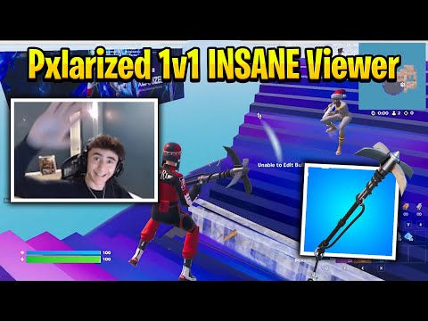 Pxlarized VS INSANE Viewer in 1v1 Buildfights