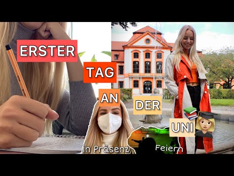 Mein erster Tag an der Uni 👩🏼‍🎓 Orientierungswoche, Journalistik, Party 🎉 Uni-Vlog #1 | Louigi