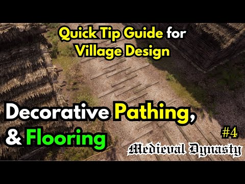 Decorative Pathing & Floors - Quick Tip Guide to Village Design