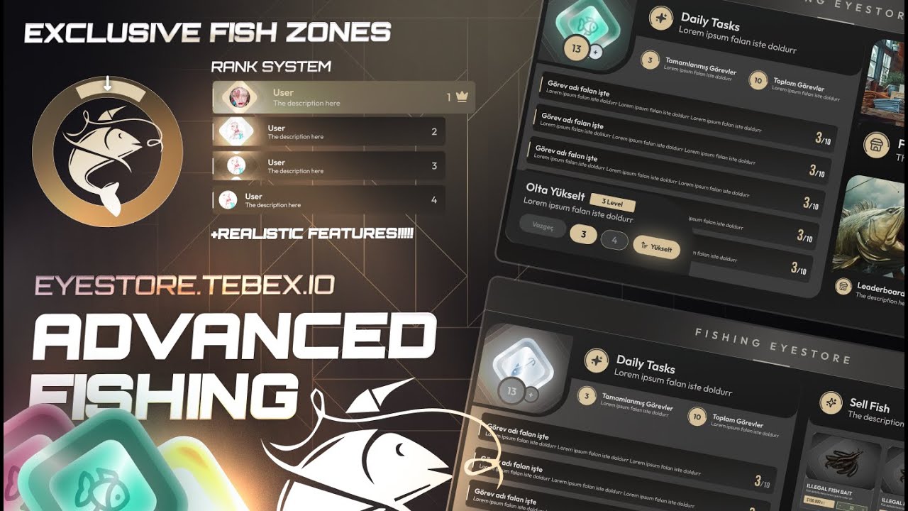 Fishing | Leaderboard, Realistic Hook, Zone System thumbnail 3