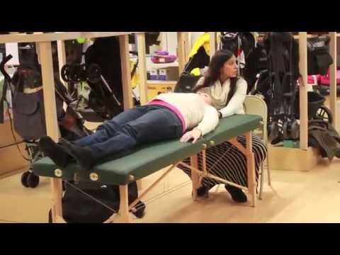 Osteopathic Maniuplative Treatment (OMT) Demo On Pregnant Woman