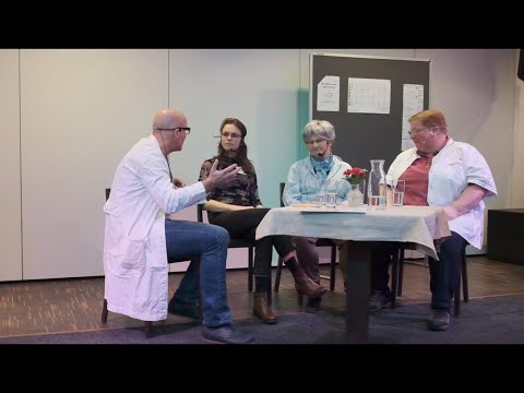 Szenische Darstellung des Vorsorgedialogs in Alten- und Pflegeheimen