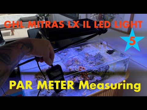 PAR-Meter für GHL MITRAS LX IL Salzwasseraquarium LED-Rifflicht - Blitztest für sterbende Korallen