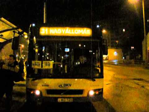 A debreceni 31-es busz utolsó pillanatai...