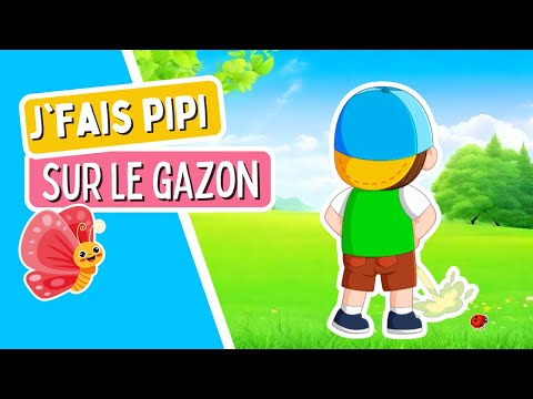J'fais pipi sur le gazon avec paroles 😄🐞🦋🎵| Comptines et chansons par Les Mômeries