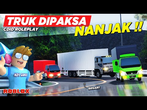 TRUK MODIFIKASI DIPAKSA NANJAK KE PUNCAK !! ROLEPLAY GAME CDID UPDATE - Roblox Indonesia