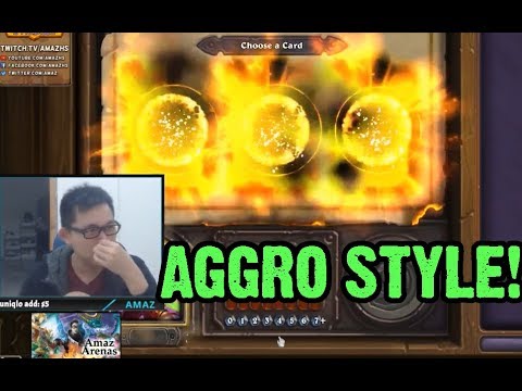 Amaz 12 wins Arena with Rogue - Just Play Aggro!