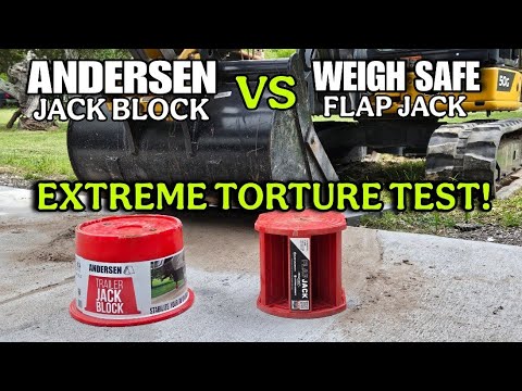 EXTREME TORTURE TEST! Weighsafe Flapjacks vs Andersen Jack Blocks for RVs