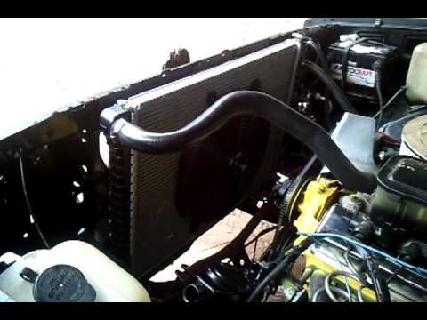 1986 Chevy C-10 sbc 350 new installed electric fan
