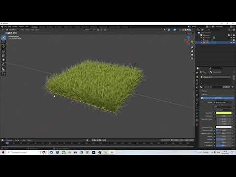 How to make grass in 40 seconds! (Blender Tutorial)