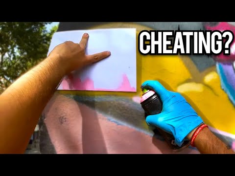 THE BEST GRAFFITI PIECE IN THE JAM? | full color piece at kianurhillz jam in NAPLES!