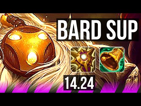 BARD & Kalista vs THRESH & Jinx (SUP) | KR Challenger | 14.24