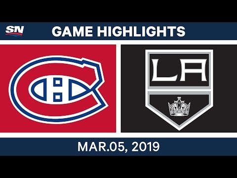 NHL Highlights | Canadiens vs. Kings – Mar 5, 2019