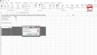Excel: Two Input Data Table
