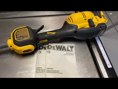 DeWalt 60v Trimmer DCST970X1 Assembly instructions