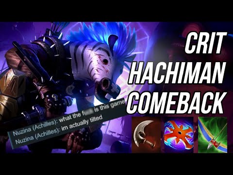 THE COMEBACK KING - How To Survive An Absolute Clown Fiesta - Hachiman Gameplay - SMITE