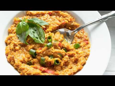 VEGAN HUMITA RECIPE (ARGENTINIAN CREAMY CORN STEW) |Easy, Oil-Free, Tasty|