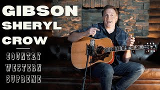 Video thumbnail for Gibson Sheryl Crow Country Western Supreme Acoustic Guitar Demo by Palen Music Center