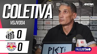 COLETIVA VOJVODA | AO VIVO | Santos x RB Bragantino - Paulistão 2026