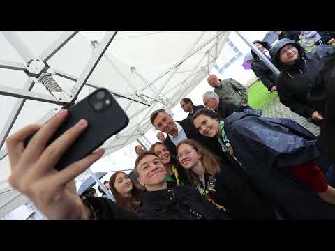 20220917  STIČNA PREDSEDNIK PAHOR 41. SREČANJA SLOVENSKE KATOLIŠKE MLADINE "STIČNA MLADIH 2022"