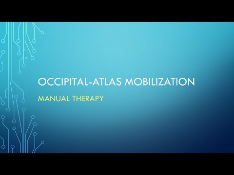 Occipital Atlas Mobilization