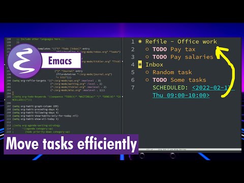 Org-mode - Move tasks efficiently
