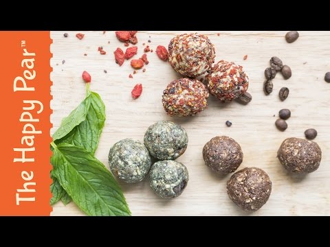 Super Energy Balls 3 ways - The Happy Pear Recipe