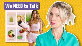 Dietitian Reviews Caroline Deisler’s Problematic Content (Body Checks, Low Protein, Shocking Tips)