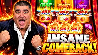 One of My CRAZIEST COMEBACKS EVER - HUNDREDS of JACKPOTS! 🤯🔥