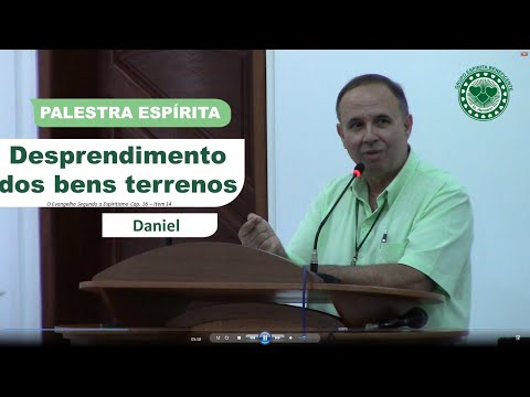 #170 - DESPRENDIMENTO DOS BENS TERRENOS - PALESTRA ESPÍRITA