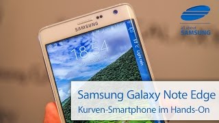 Samsung Galaxy Note Edge SM-N915 Hands On deutsch HD